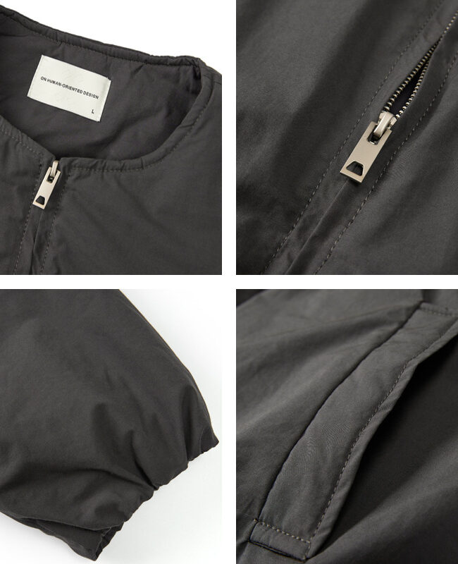 The Carine Cotton Coat Detail – La Rose Couture Coats & Jackets
