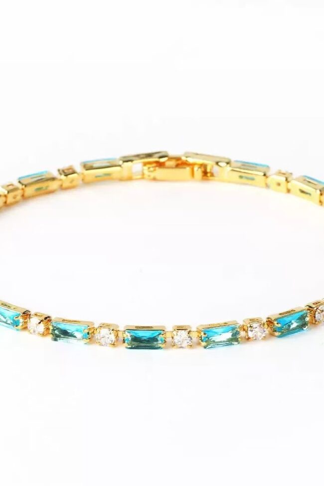 The Helene Light Blue Bracelet Niche Color Matching Couple Jewelry – La Rose Couture Jewellery & Accessories
