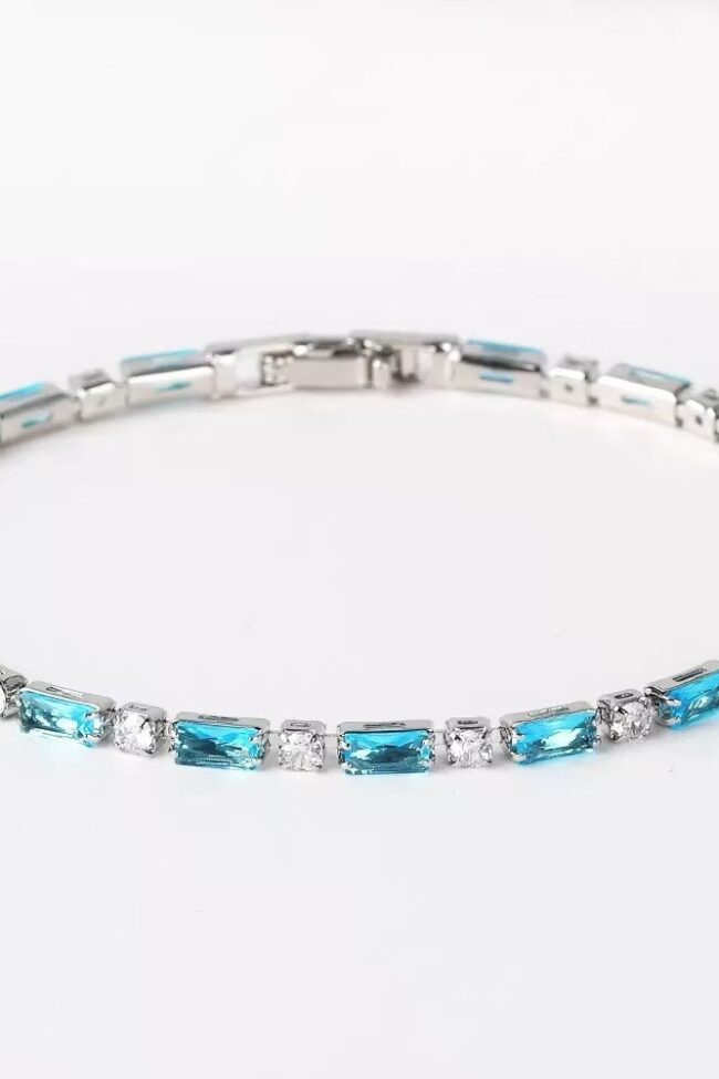 The Helene Light Blue Bracelet Niche Color Matching Couple Jewelry Detail – La Rose Couture Jewellery & Accessories