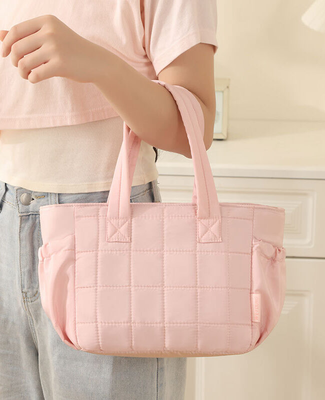 The Dorothee Portable Insulated Bag Detail – La Rose Couture Handbags & Clutches