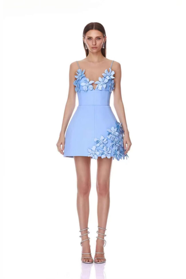 The Estelle Dress with Straps Detail – La Rose Couture Dresses & Gowns