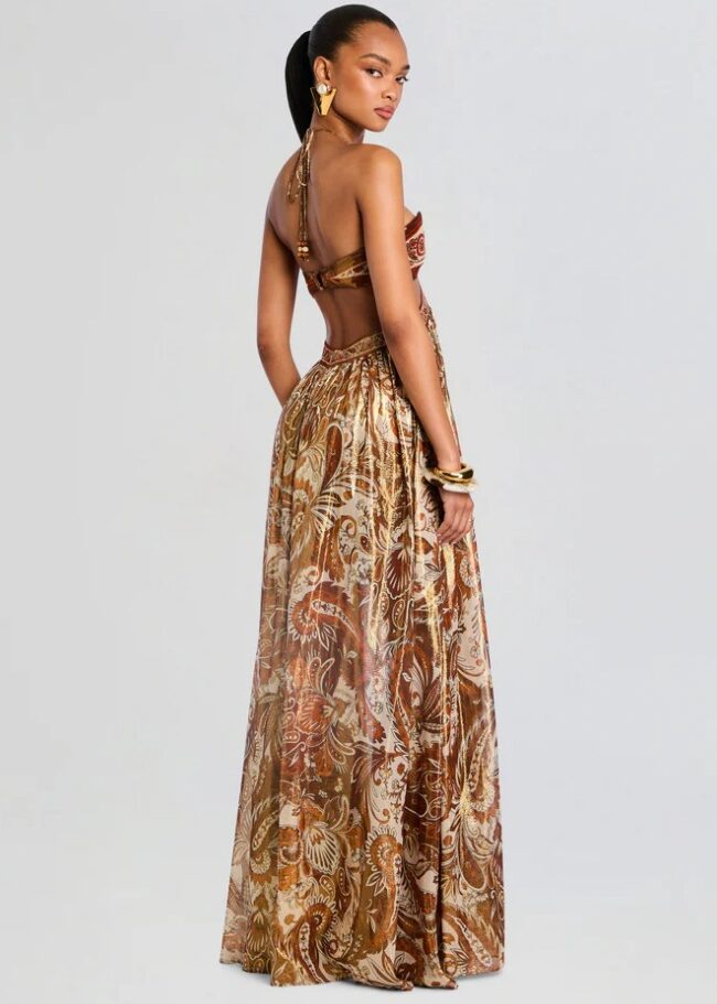 The Coralie Summer New Dress Long Strap Backless Sexy Detail – La Rose Couture Dresses & Gowns