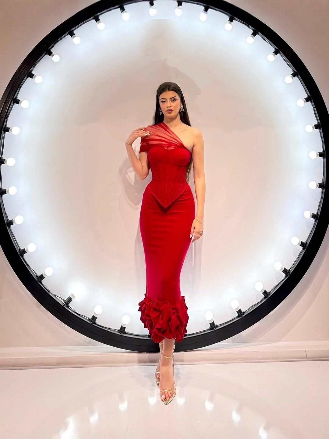 Elegant Knitted Bandage Dress - Image 3