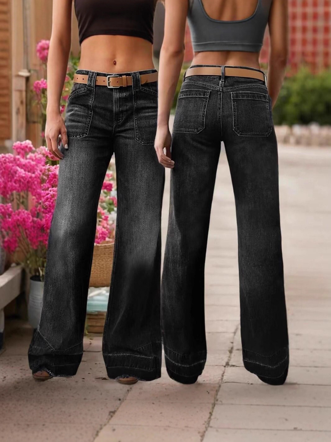 Womens Stretch Bootcut Jeans - Image 2