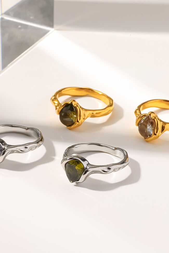 The Violette Stainless Steel Ring Detail – La Rose Couture Jewellery & Accessories
