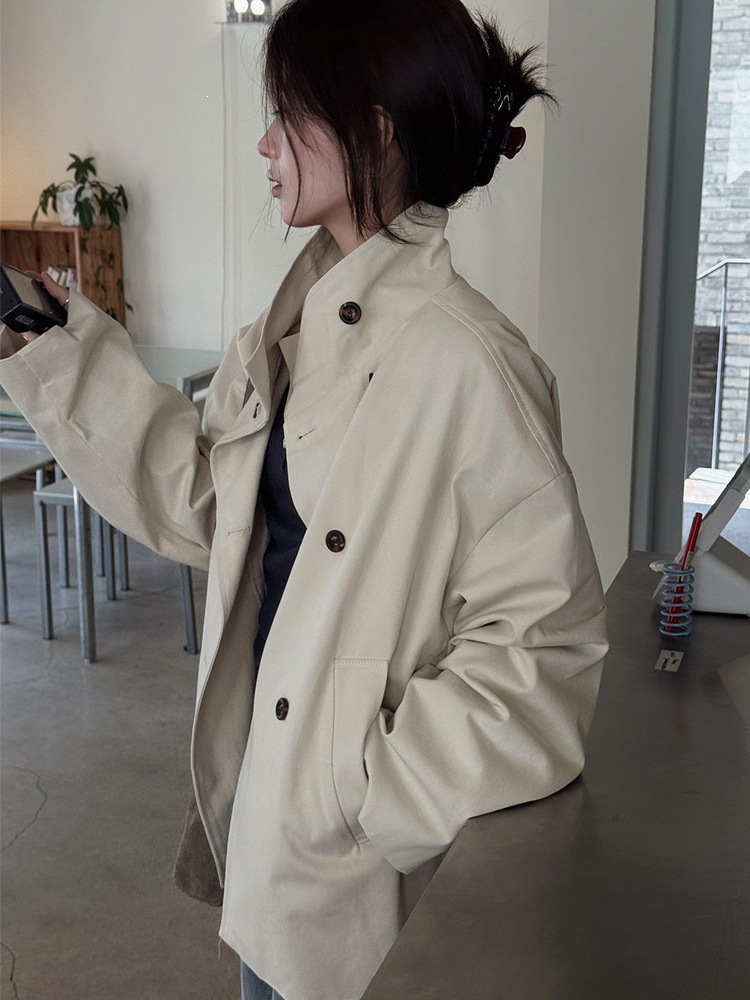 Double-breasted windbreaker jacket - Image 2