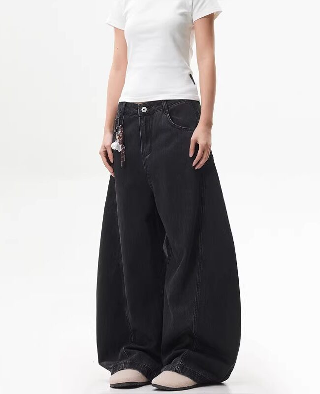 The Daphne Loose Fitting Wide Leg Pants Detail – La Rose Couture Trousers & Skirts