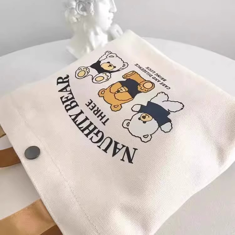 Bear Canvas Bag - Image 3