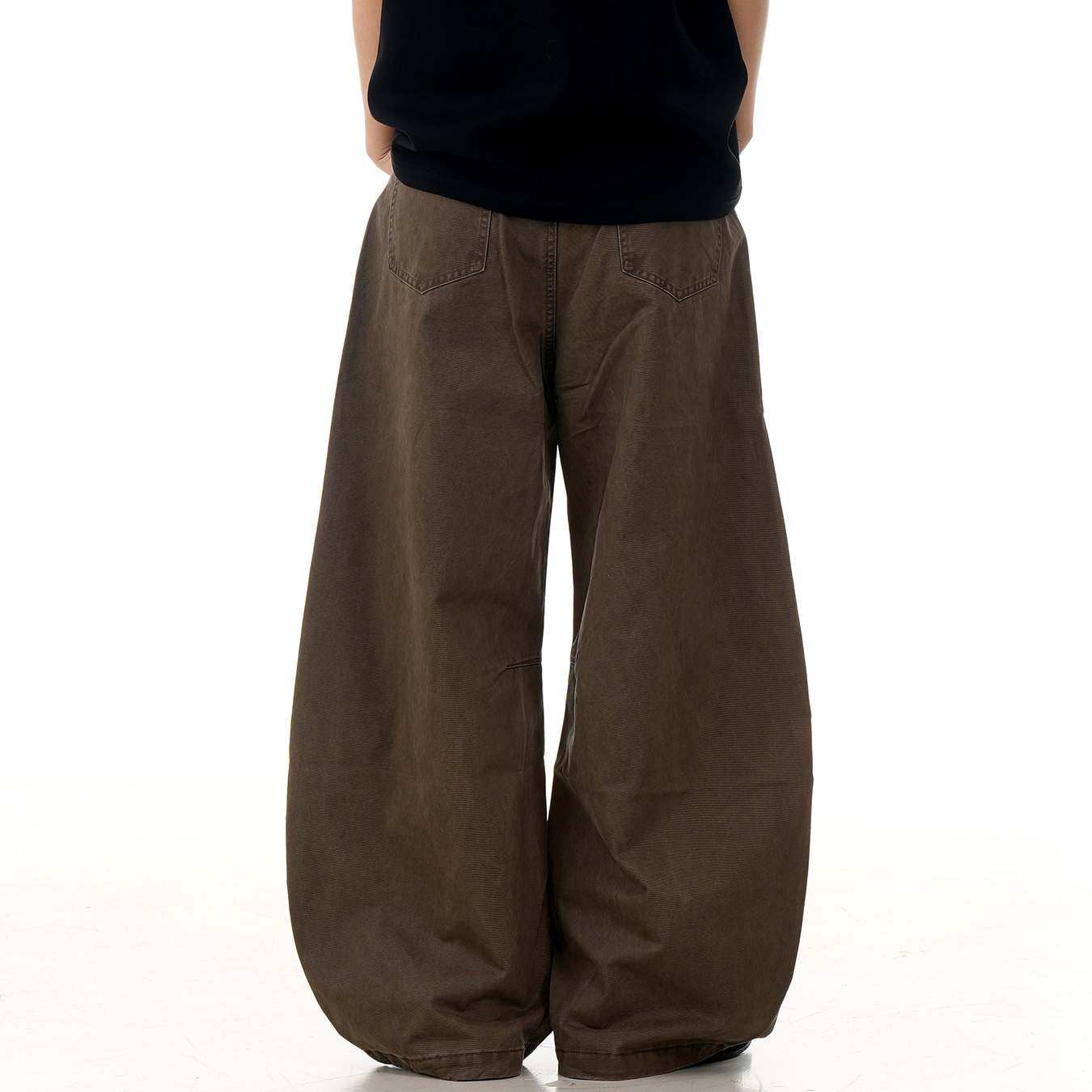 Slimming wide-leg casual trousers - Image 2