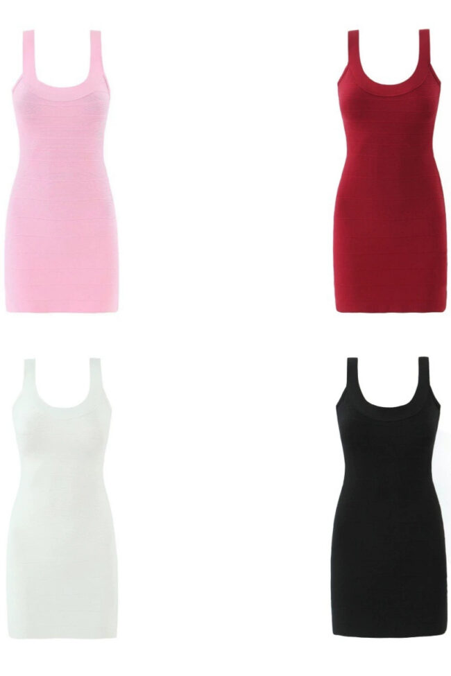 The Fabienne Knit Mini Dress – La Rose Couture Dresses & Gowns