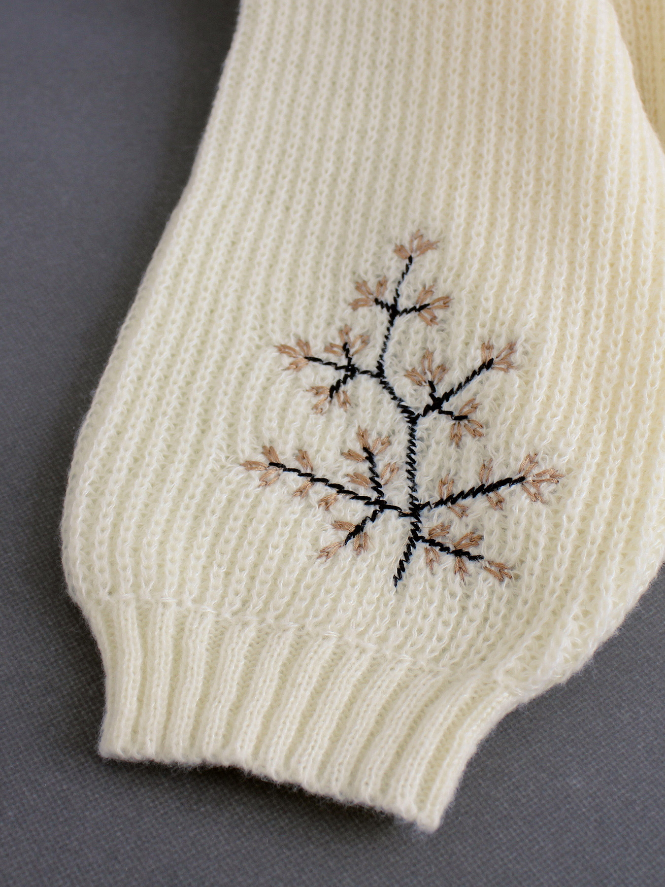 Embroidered Turtleneck Pullover Sweater - Image 4