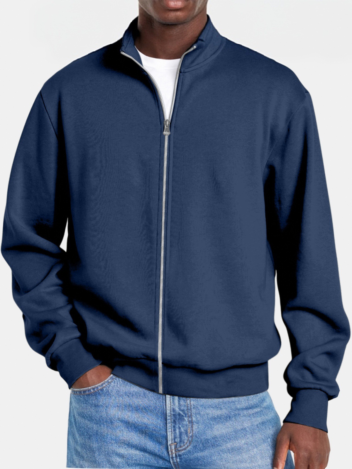 Stand-up collar sweatshirt - Image 2