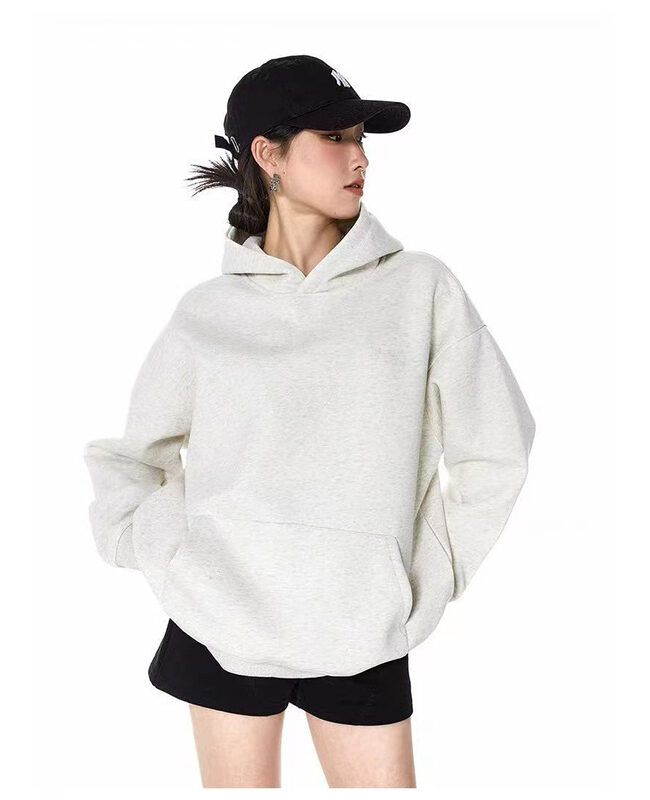The Virginie Oversized Hoodie Detail – La Rose Couture Coats & Jackets