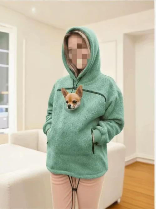 Unisex Fleece Hoodie with Hood - Image 5