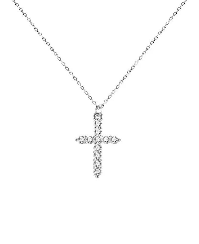 The Daphne Zirconium Cross Necklace Detail – La Rose Couture Jewellery & Accessories