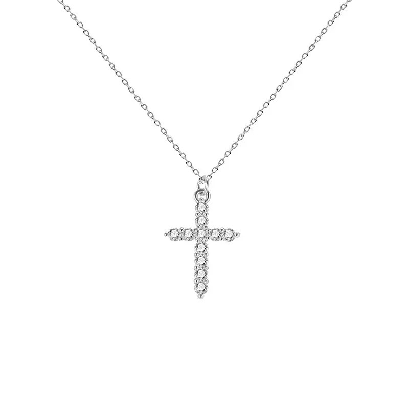 Zirconium Cross Necklace - Image 4
