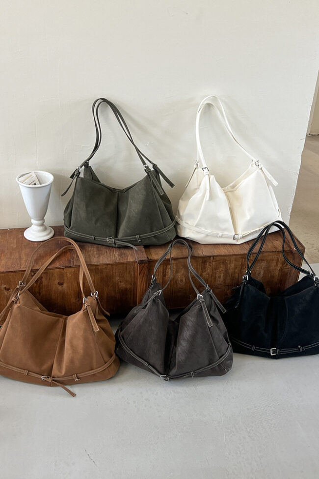 The Marlene Retro Commuter Tote Bag Detail – La Rose Couture Handbags & Clutches