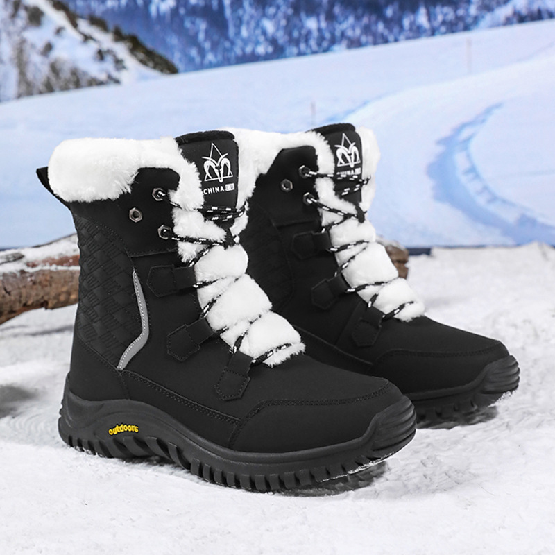 Womens Waterproof Snow Boots Winter Warm Plush Lined - Image 4