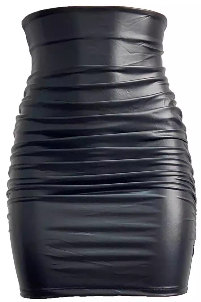 The Iris Pu Leather Bodycon Skirt Detail – La Rose Couture Trousers & Skirts