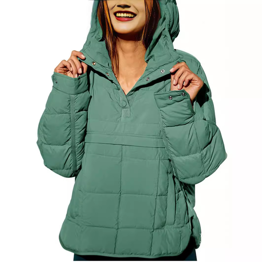Womens Zipper Hooded Cardigan - Image 4