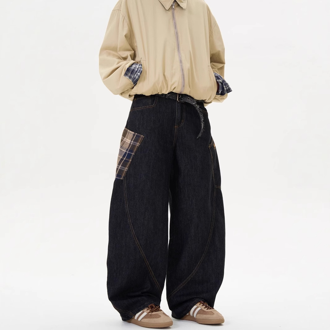New spring/autumn loose-fit retro casual pants