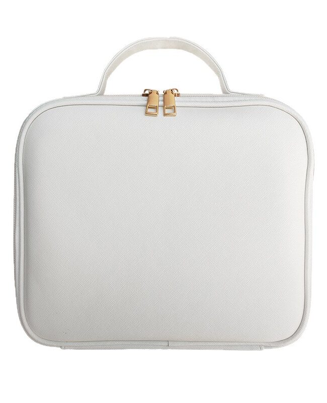 The Madeleine Led Cosmetic Bag Detail – La Rose Couture Handbags & Clutches