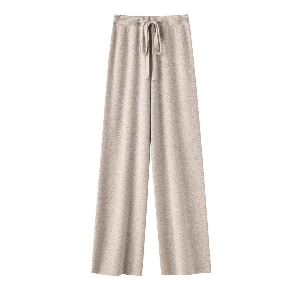 Pure wool women's wide-leg pants - Image 3