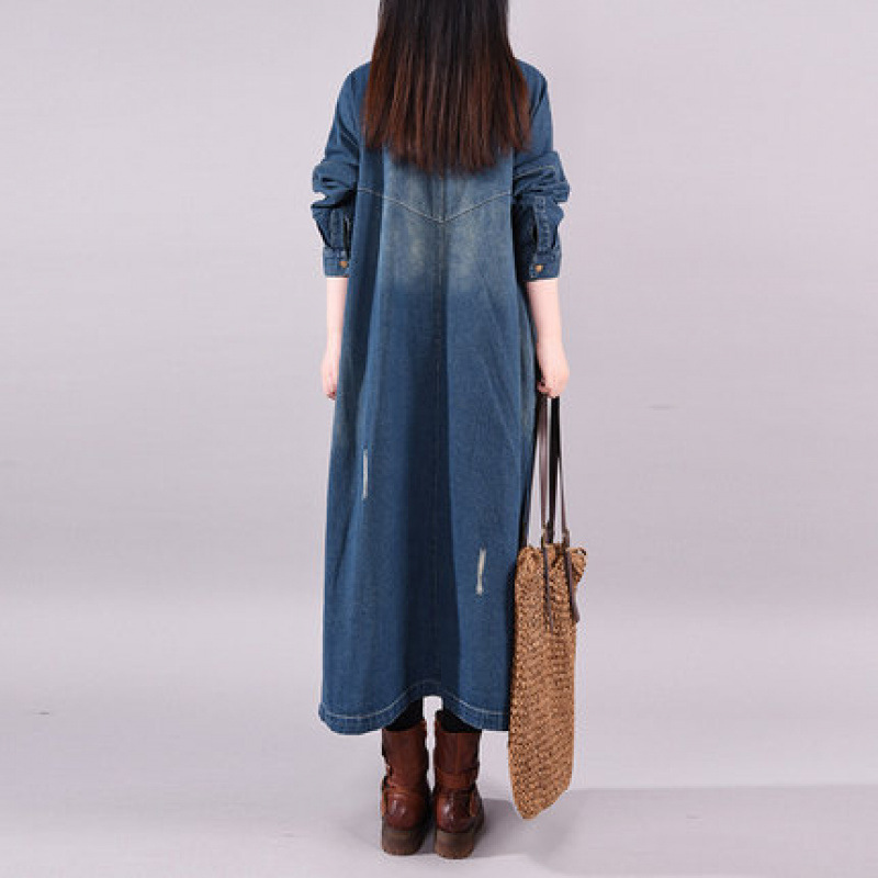 Denim Shirtdress - Image 4