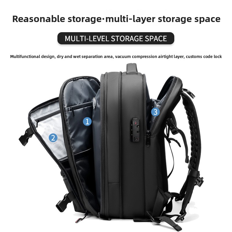 Multifunctional Travel Vacuum Compression Backpack - Image 4