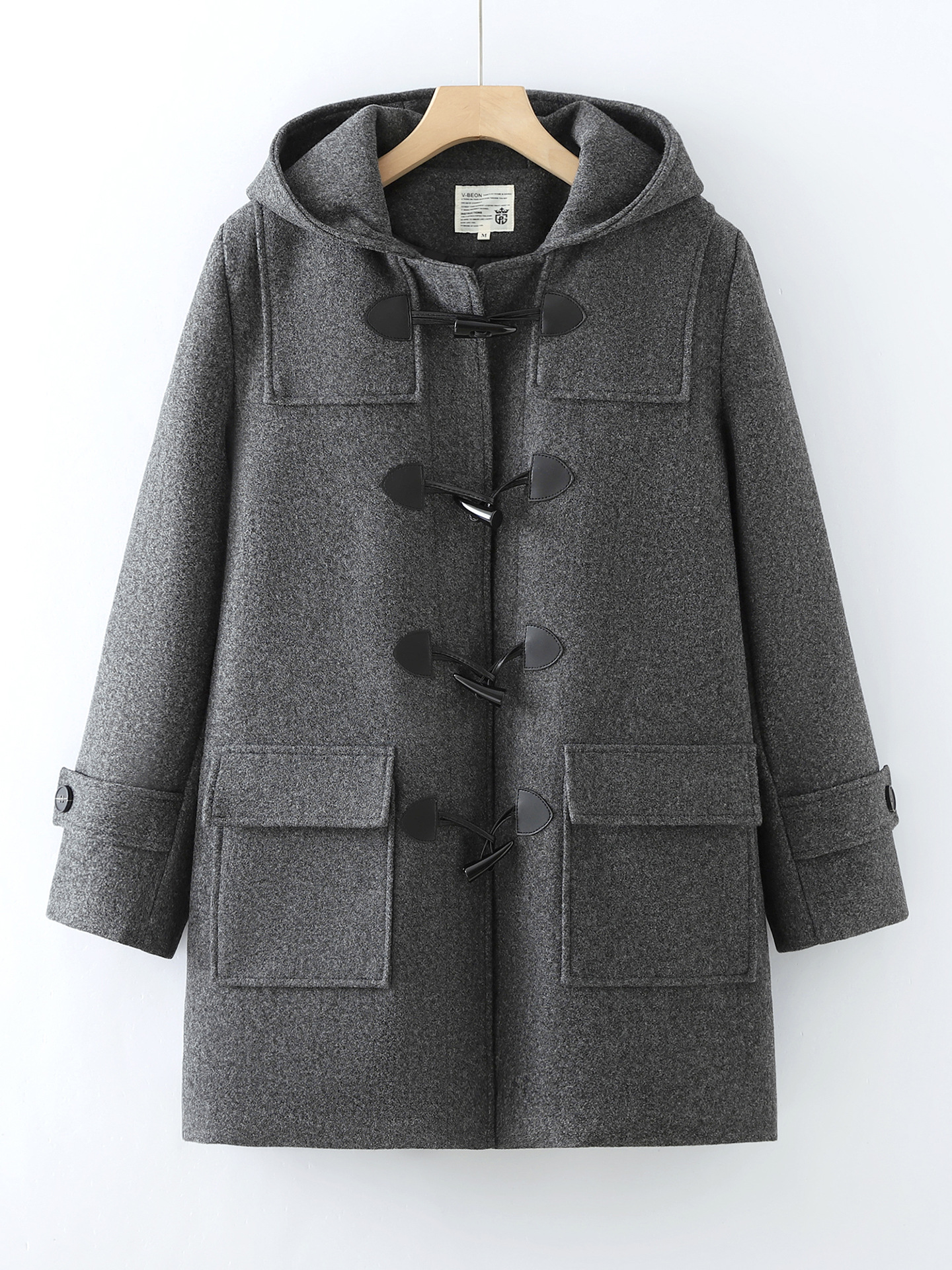 Women's Vintage Mid-Length Thickened Padded Coat - Image 5