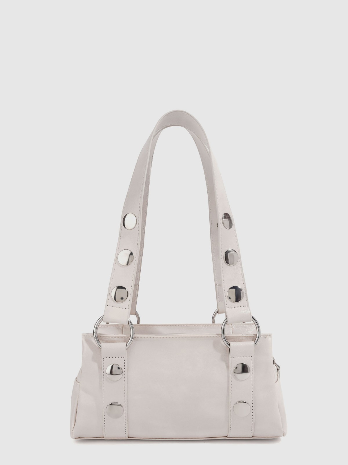 Trendy Rivet Pillow Shoulder Bag - Image 3
