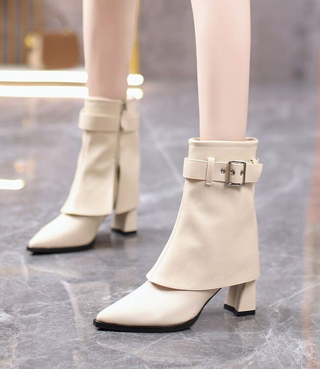 The Eugenie Boots Silhouette Detail – La Rose Couture Shoes & Footwear