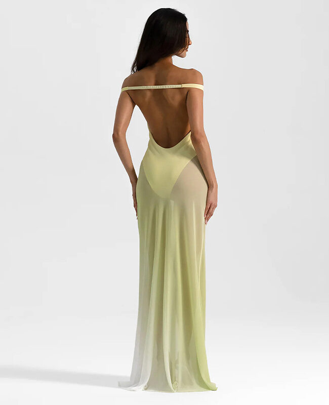 The Mathilde Elegant Off Shoulder Patchwork Dress Detail – La Rose Couture Dresses & Gowns