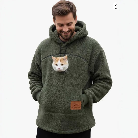 Thick fleece pullover sweater - Image 4