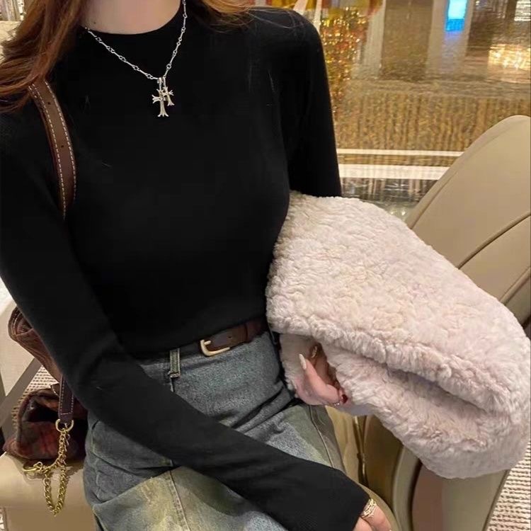 Half Turtleneck Slim Fit Sweater - Image 2