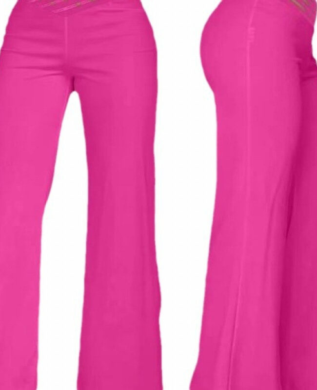 The Florine High Waisted Wide Leg Casual Pants Detail – La Rose Couture Trousers & Skirts
