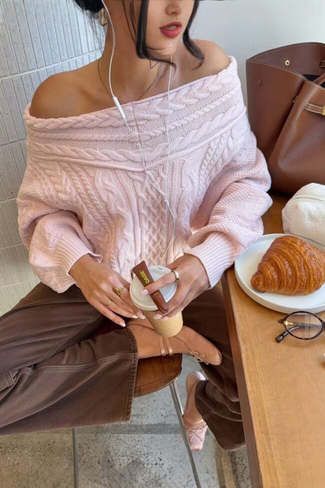The Tatiana Knit Sweater – La Rose Couture Coats & Jackets