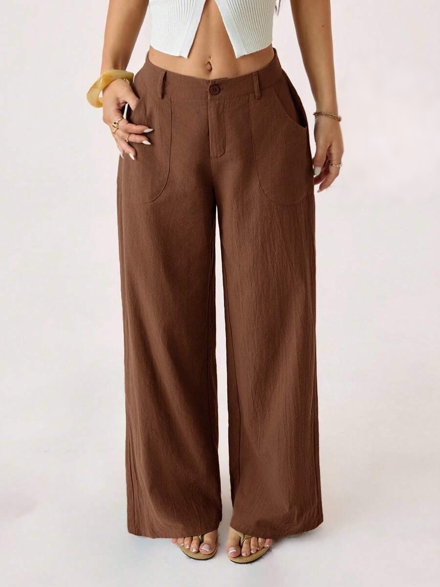 Women's Mid-Waist Pants - Image 3