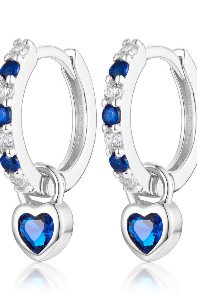 The Nathalie Heart Shaped Earrings Detail – La Rose Couture Jewellery & Accessories