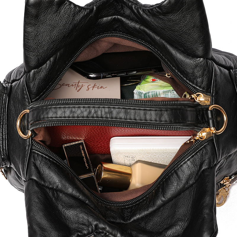Trendy Patchwork Single-Shoulder Bag - Image 3