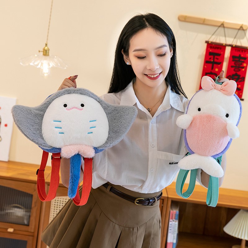 Marine Animal Plush Backpack - Image 4