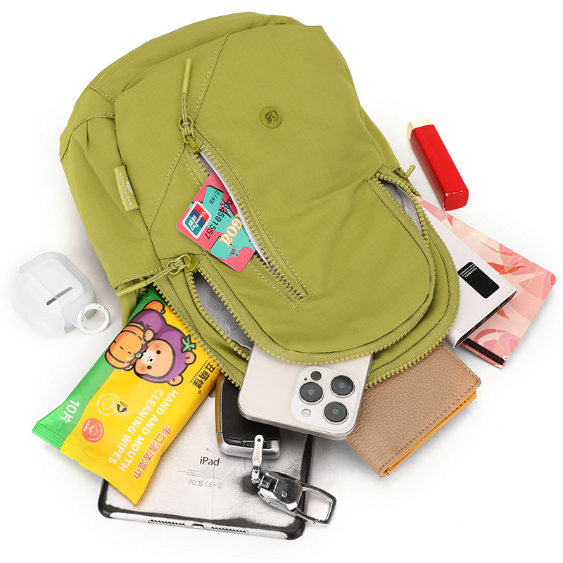 Ultra-light parachute fabric crossbody bag with single shoulder strap and sling bag - Image 4