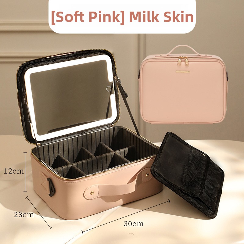 LED Light Makeup Box with Mirror - Image 4