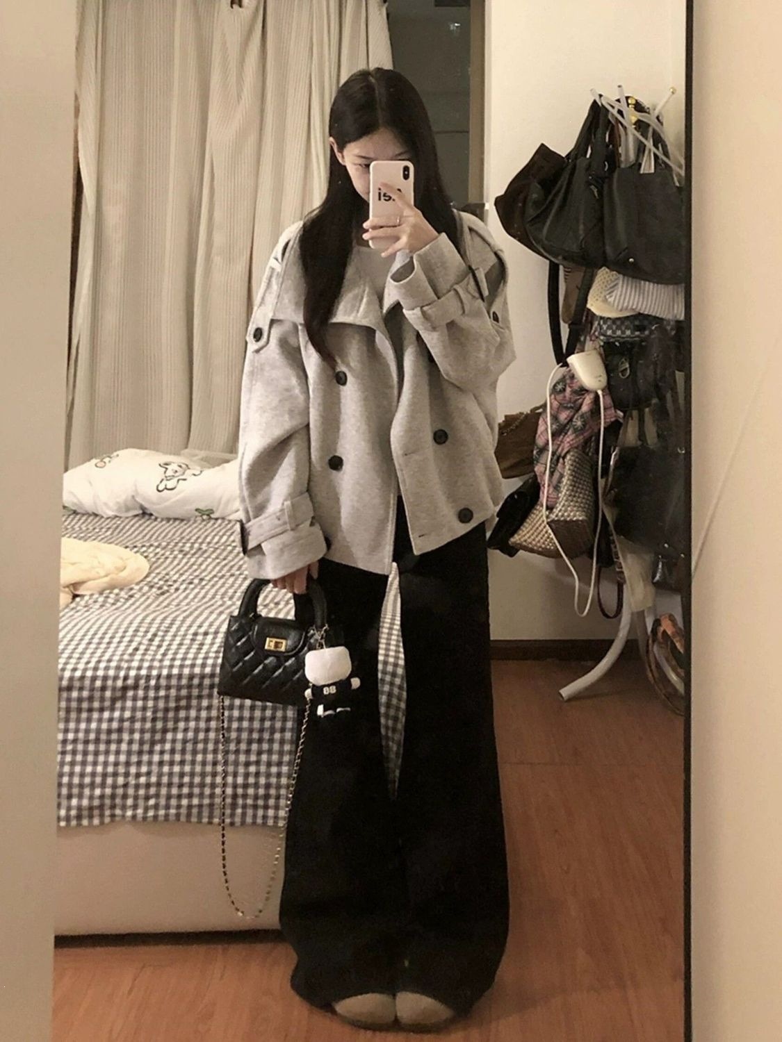 Women's Autumn Winter Double Breasted Vintage Ribbed Knit Cardigan Jacket - Image 4