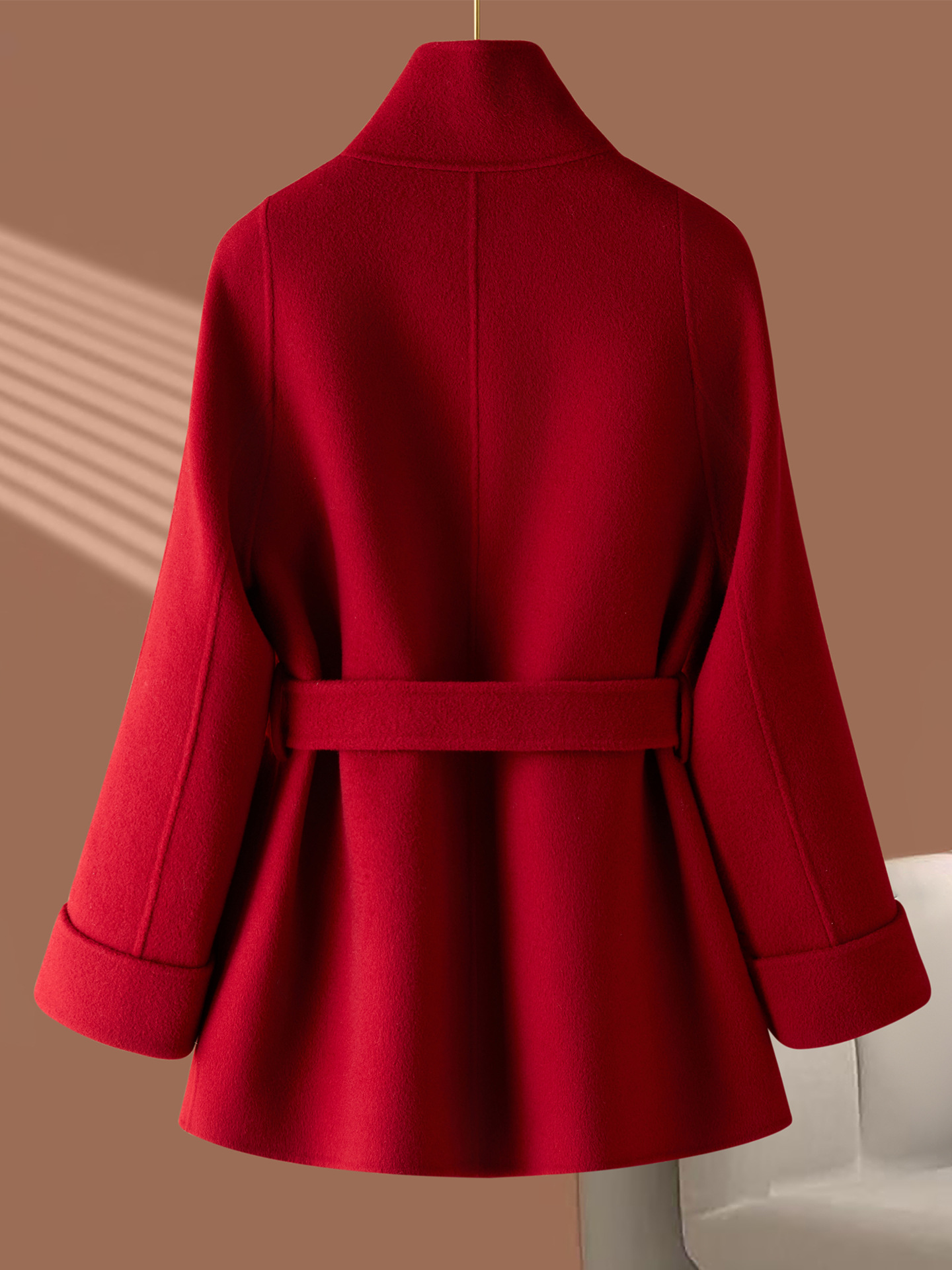 Double-Sided Wool Coat for Women - Image 5
