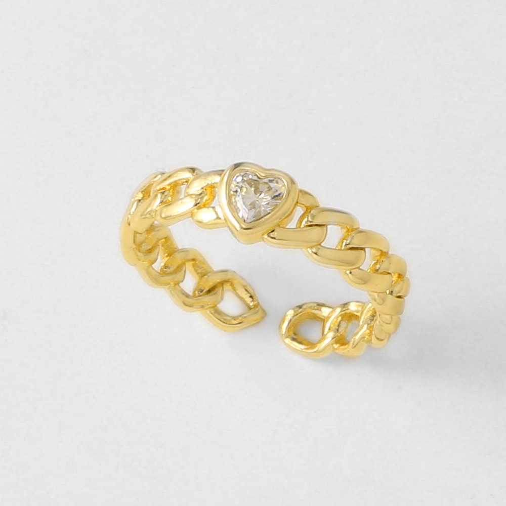 Vintage Copper Gold Plated Adjustable Ring - Image 4