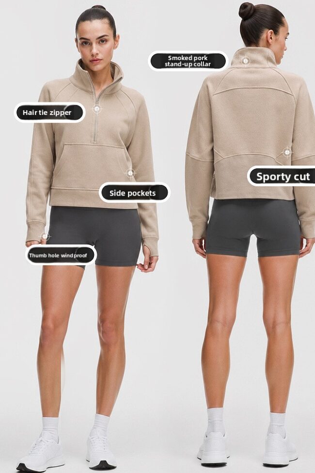 The Fabienne Fleece Lined Windproof Sports Jacket – La Rose Couture Coats & Jackets