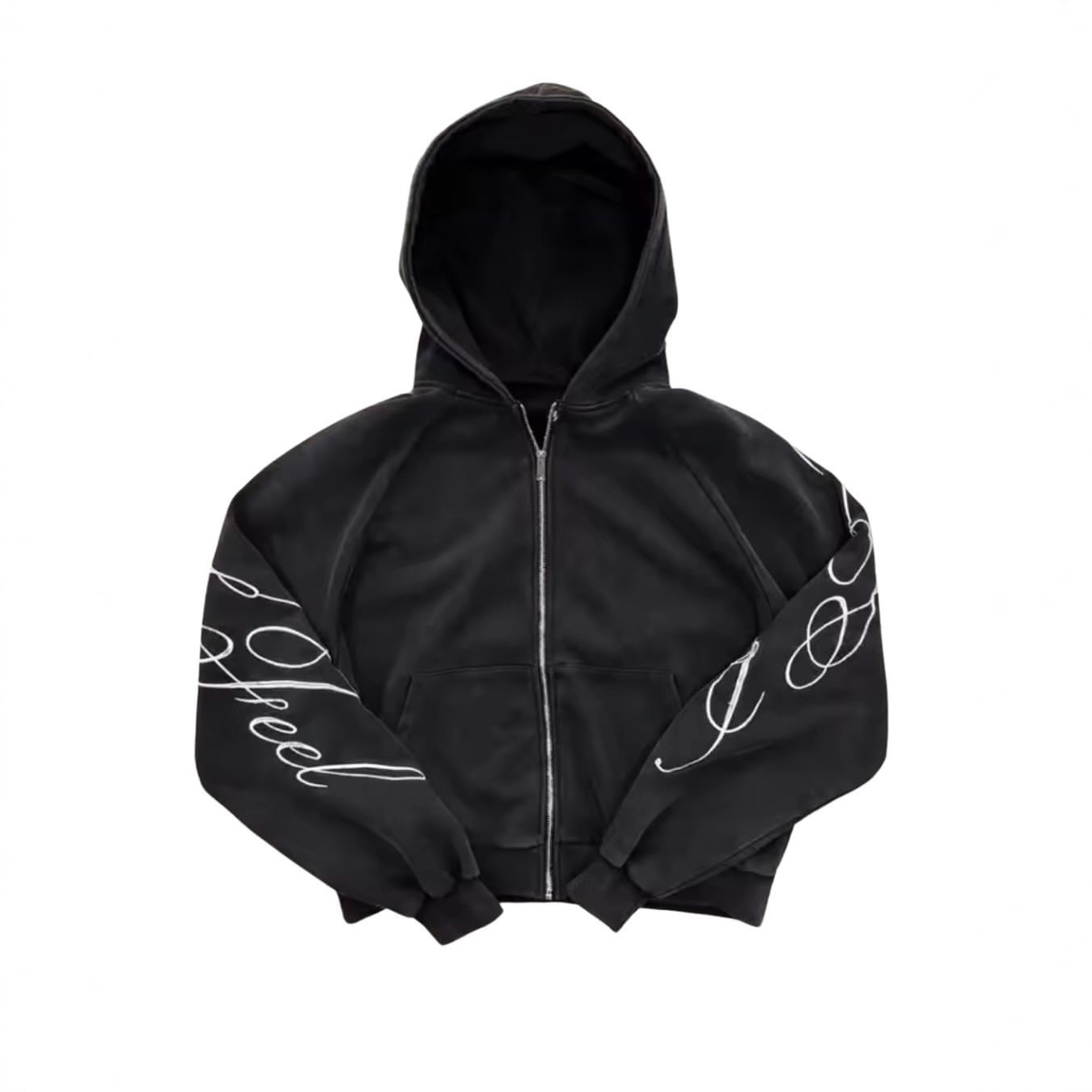 Women Letter Print Hooded Sweatshirt - Image 5