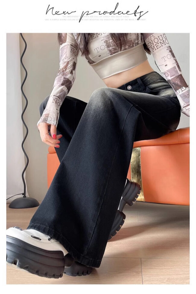 The Estelle Cotton Denim Pants Detail – La Rose Couture Trousers & Skirts
