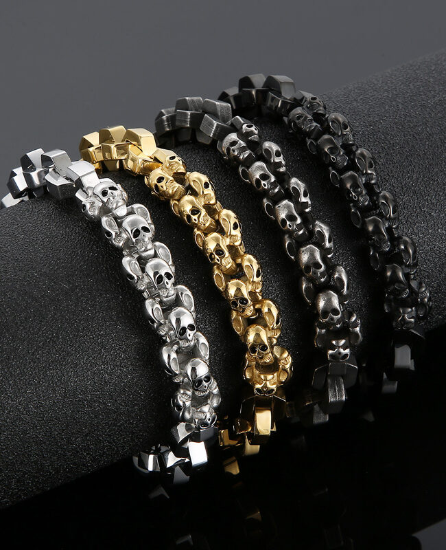 The Florine Electroplated Titanium Steel Bracelet Detail – La Rose Couture Jewellery & Accessories